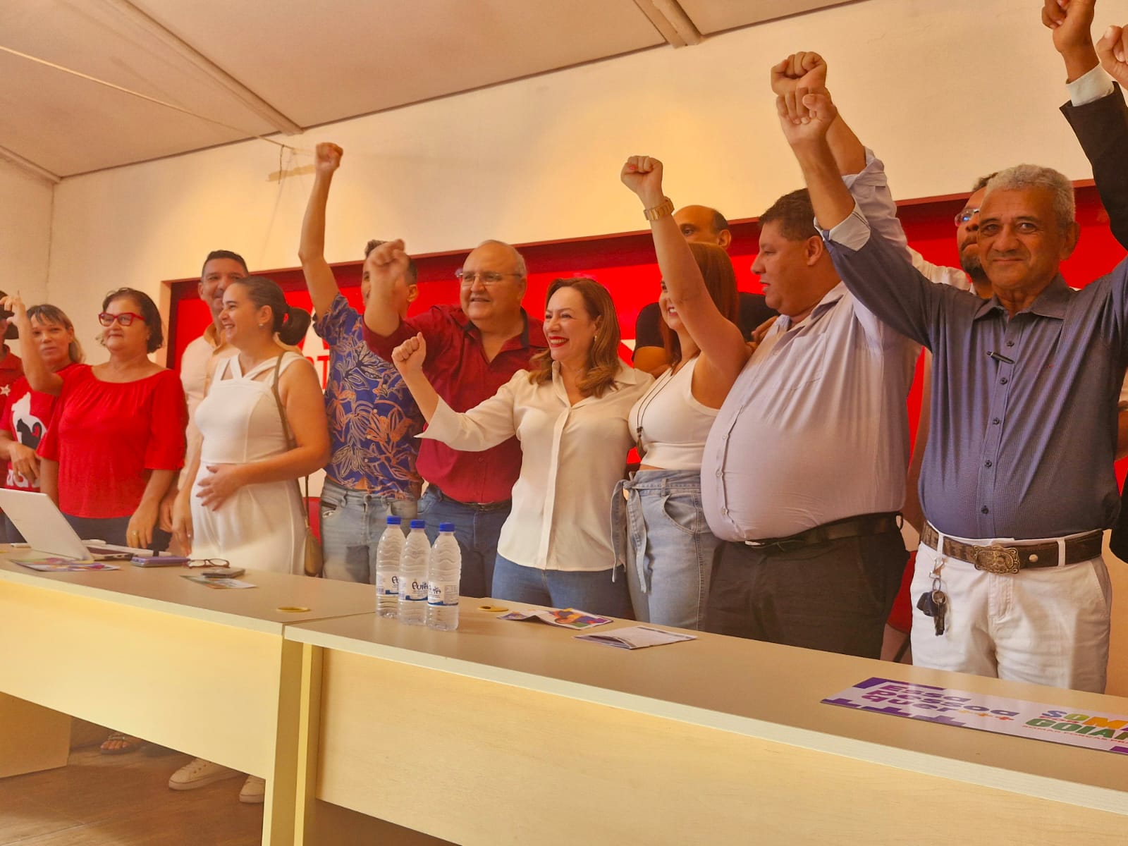 PT reúne aliados para mobilização da pré-campanha de Adriana Accorsi, em Goiânia
